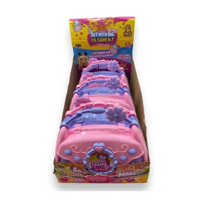 ÇOK SATAN Çantalı Güzelik Seti 6 Lı Stand 1 adet Fiyatıdır