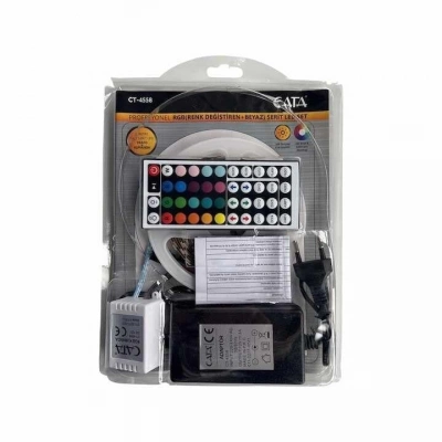 ÇOK SATAN CATA CT 4558 RGB Şerit Led Kumandalı Trafolu Set 220V