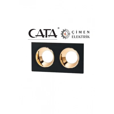 ÇOK SATAN CATA CT 5056 Jaguar Siyah Bakır İkili Spot Kasası