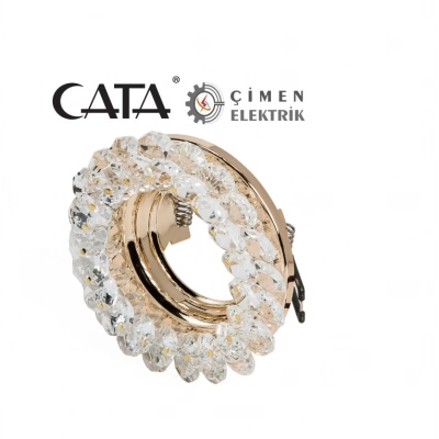 ÇOK SATAN CATA CT 6596 Papatya Kristal Cam Spot Kasası