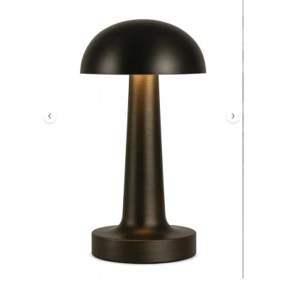 ÇOK SATAN CATA CT 8428 Lizbon Siyah Kasa Antik Şarjlı Masa Lambası