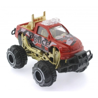 ÇOK SATAN Çek Bırak Mini Off Road Kırmızı Polis Aracı