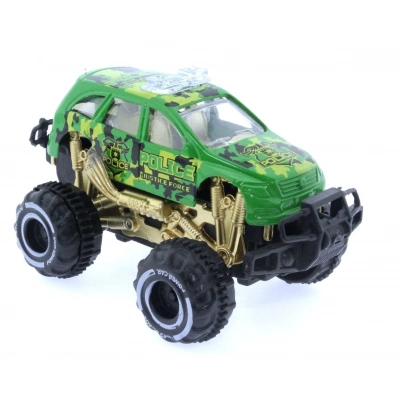 ÇOK SATAN Çek Bırak Mini Off Road Yeşil Polis Aracı