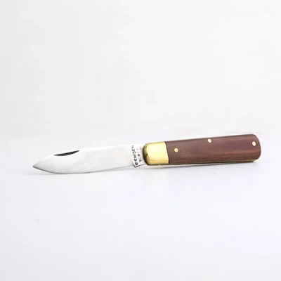 ÇOK SATAN Cemil Erişen Bursa Çakı No:1 - 15,5 cm , Ahşap Sap, Perçinli, Tek Sarı