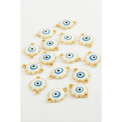 ÇOK SATAN Çiçek Çift Kulplu Mineli Bileklik ve Kolye Ucu Aparatı 1 Adet