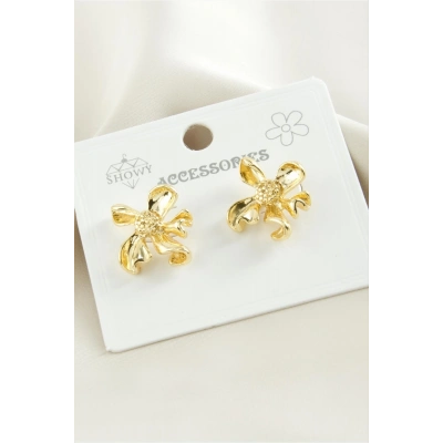 ÇOK SATAN Çiçek Metal Küpe