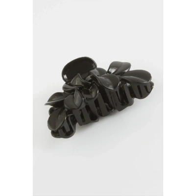 ÇOK SATAN Çiçek Siyah Renkli Mandal Toka 10 cm