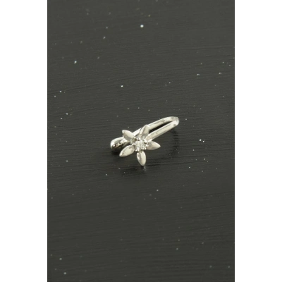 ÇOK SATAN Çiçek Tragus Zirkon Taşlı Piercing 1 Adet