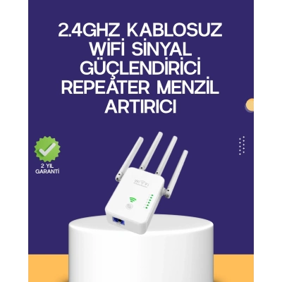 ÇOK SATAN Çift Bantlı Otomatik Kurulum WiFi Repeater Menzil Genişletici