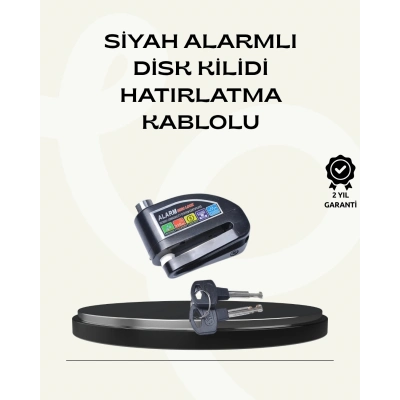 ÇOK SATAN Çift Modlu 110dB Alarmlı Disk Kilidi Suya Dayanıklı