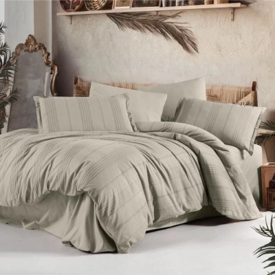 ÇOK SATAN Clasy Çift Kişilik Nevresim Takımı Arakis V3 Bej