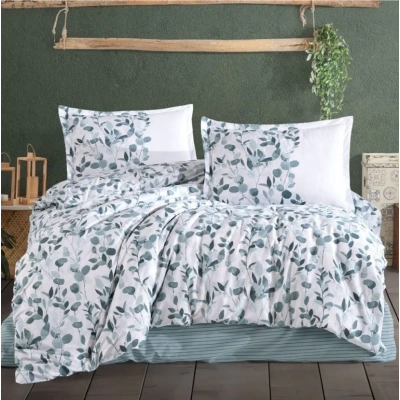 ÇOK SATAN Clasy Ranforce Nevresim Takımı Çift Kişilik Putto V1 Mint