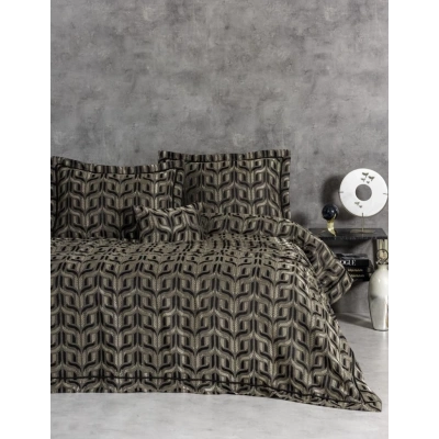 ÇOK SATAN Cotton Box Smart Çift Kişilik Yatak Örtüsü Bertha Antrasit
