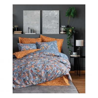 ÇOK SATAN Cotton Box Tek Kişilik Modeline Nevresim Takımı Alekra Hardal