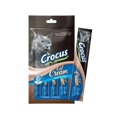 ÇOK SATAN Crocus Karidesli Sıvı Kedi Ödül Maması 15 Gr 4 Adet