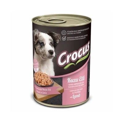 ÇOK SATAN Crocus Kuzu Etli Yavru Yaş Köpek Maması 400 Gr