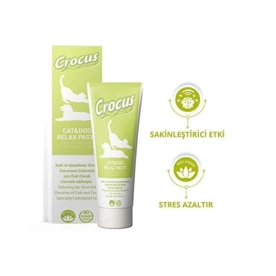 ÇOK SATAN Crocus Relax Kedi ve Köpek Sakinleştirici Macunu 100 Gr
