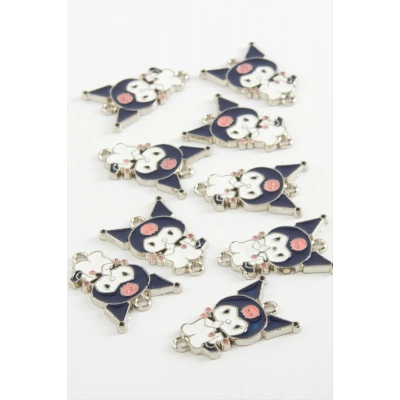 ÇOK SATAN Çzgflm Çift Kulplu Mineli Bileklik ve Kolye Ucu Aparatı 1 Adet