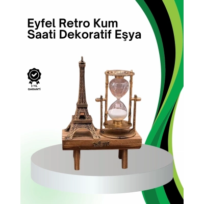 ÇOK SATAN Dekoratif Kum Saati – Ahşap Malzeme, Hediyelik Masa Aksesuarı