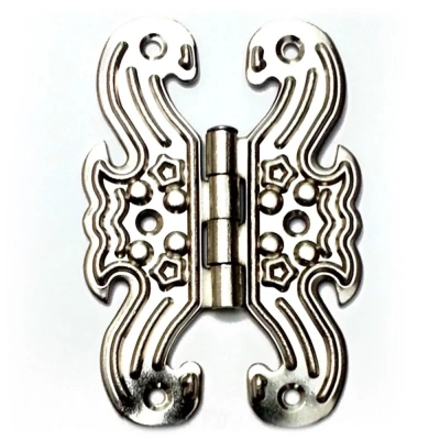 ÇOK SATAN Dekoratif, Sac Kelebek Menteşe - Büyük, Nikel, 1 Adet