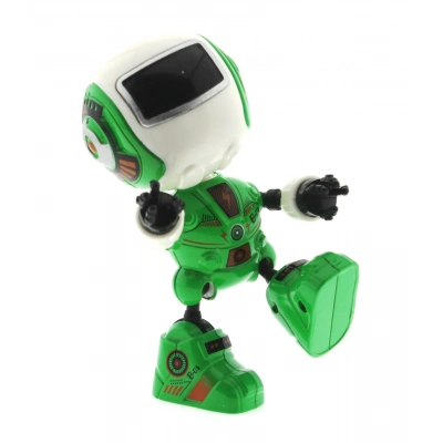 ÇOK SATAN Dekoratif Sesli Işıklı Mini Sevimli Yeşil Robot