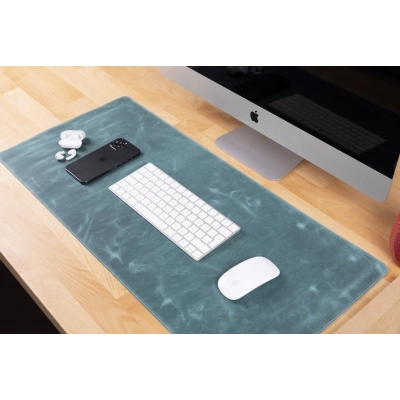 ÇOK SATAN Deri Masa Matı 80*37cm G21 Yeşil