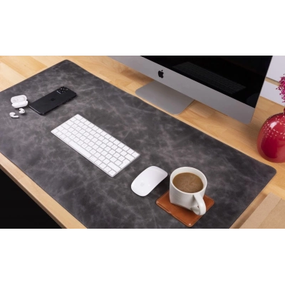 ÇOK SATAN Deri Masa Matı 91*48cm VS4EF Gri