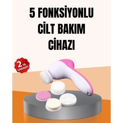 ÇOK SATAN Derin Temizleme ve Masaj İçin 5 Başlıklı Yüz Cilt Bakım Aleti