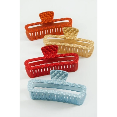 ÇOK SATAN Dikdörtgen Renkli Mandal Toka 12 cm