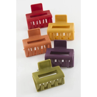 ÇOK SATAN Dikdörtgen Renkli Mandal Toka 6 cm