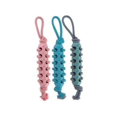 ÇOK SATAN Eastland Kemik Desenli İpli Plastik Köpek Çiğneme Oyuncağı 46 Cm