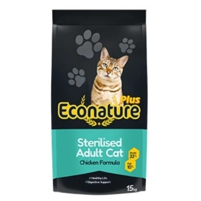 ÇOK SATAN Econature Plus Tavuklu Kısırlaştırılmış Yetişkin Kedi Maması 15 Kg
