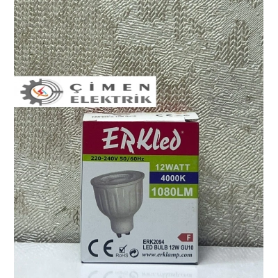 ÇOK SATAN ERKLED ERK 2094 GU10 Lensli Ampül 12W 4000K Ilık Beyaz