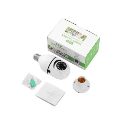 ÇOK SATAN Ev Kamerası Wifi Kamerası Gece Görüşlü Akıllı Ampül Kamera (Kopya)