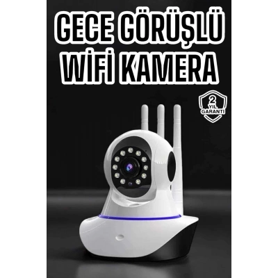 ÇOK SATAN Ev Kamerası Wifi Kamerası Video Kayıt Çift Yönlü Hareket Sensörü Bebek
