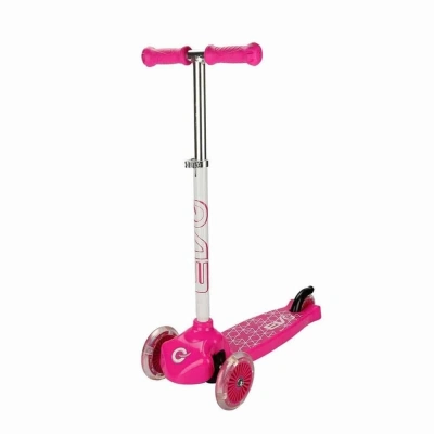 ÇOK SATAN Evo Işıklı 3 Tekerlekli Pembe Scooter