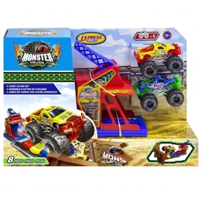 ÇOK SATAN Express Wheels Die Cast Metal Araçlı Fırlatma Rampası