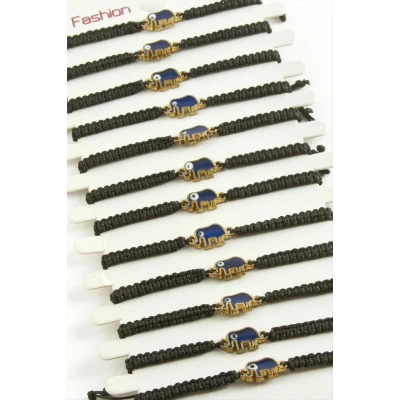 ÇOK SATAN Fil Makrome Örgülü Bileklik