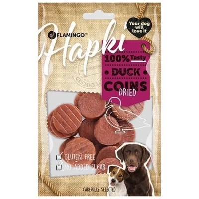 ÇOK SATAN Flamingo Hapki Glutensiz Ördekli Coin Köpek Ödülü 85 Gr