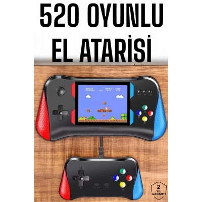ÇOK SATAN Gamepad Joystick 500 Oyunlu Retro Oyun Konsolu Tv Bağlantı Özellikli 2 Kişilik Destekli