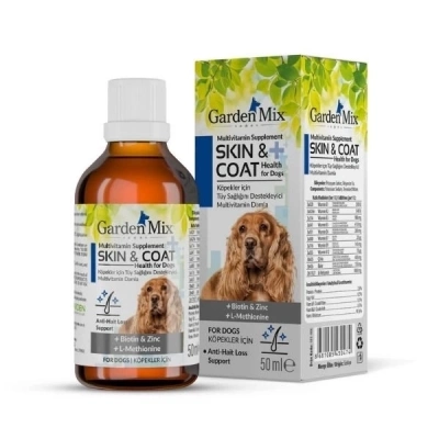 ÇOK SATAN Garden Mix Multivitamin Köpekler için Tüy Sağlığını Destekleyici Damla 50 Ml