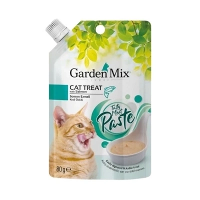 ÇOK SATAN Garden Mix Somonlu Ezme Sıvı Kedi Ödül Maması 80 Gr