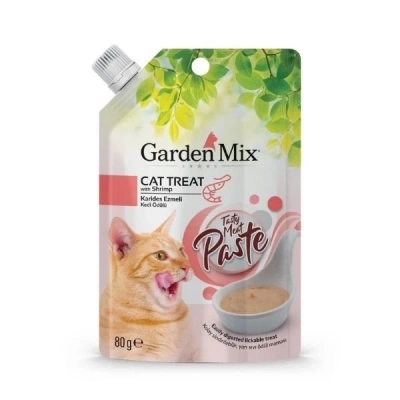 ÇOK SATAN Garden Mix Tavuk ve Karides Ezme Sıvı Kedi Ödül Maması 80 Gr