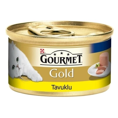 ÇOK SATAN Gourmet Gold Kıyılmış Tavuklu Yetişkin Konserve Kedi Maması 85 Gr