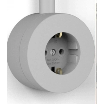 ÇOK SATAN Gri Topraklı Priz Sıva Üstü