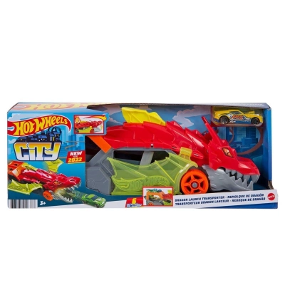 ÇOK SATAN GTK42 Hot Wheels Fırlatıcı ve Taşıyıcı Ejderha