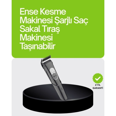 ÇOK SATAN Güçlü Motorlu, 3 Ayarlı Kablosuz Şarjlı Tıraş Makinesi – Uzun Ömürlü Kesim