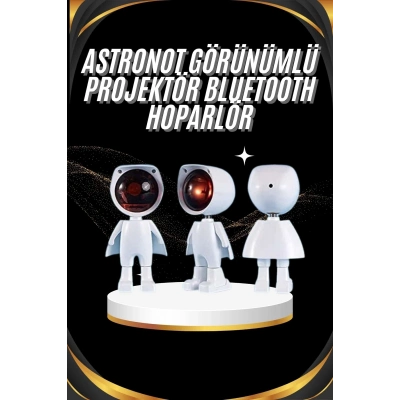 ÇOK SATAN Gün Batımı Projektör Lamba Astronot Görünümlü Dekoratif Masa Lambası