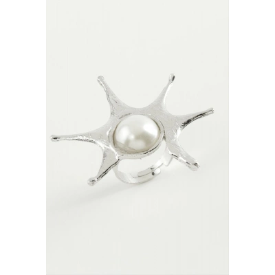 ÇOK SATAN Güneş İnci Metal Yüzük