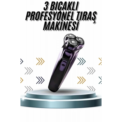 ÇOK SATAN Günlük Kullanıma Uygun Profesyonel Tıraş Makinesi Döner Başlıklı